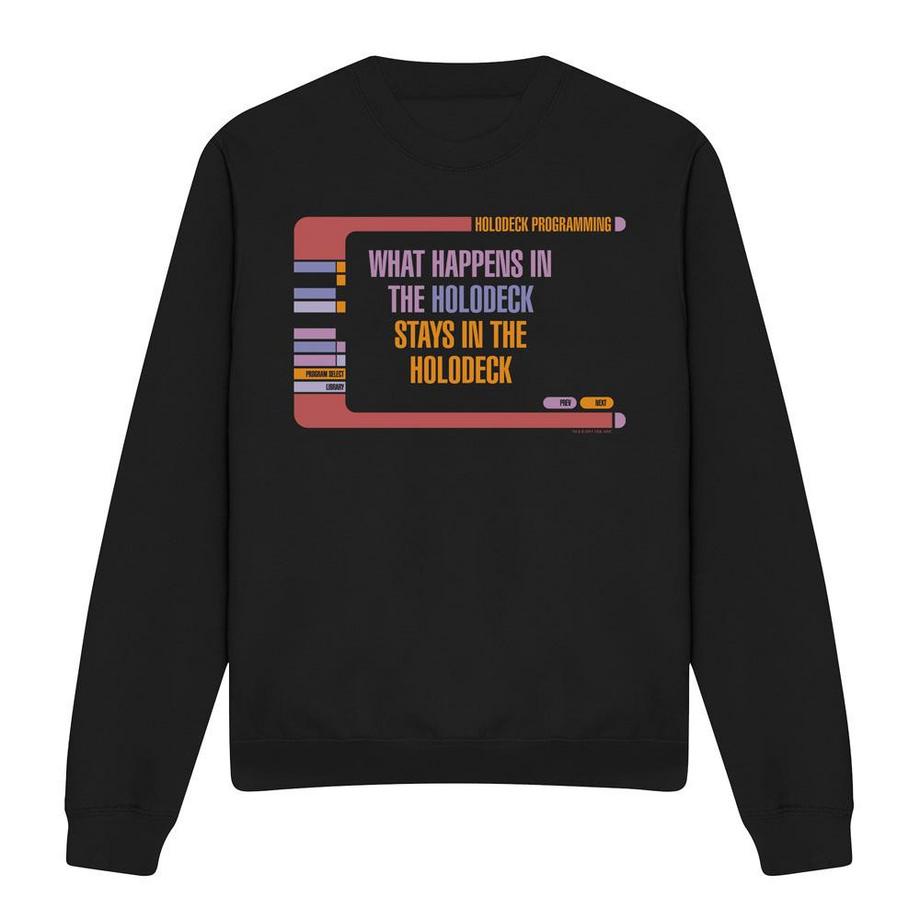 Star Trek Holodeck Secrets Bedrucktes Sweatshirt  