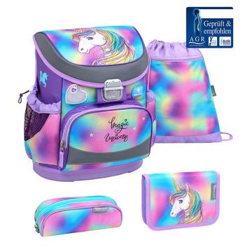MINI FIT Schulrucksack 4-teiliges-Set Rainbow Color
