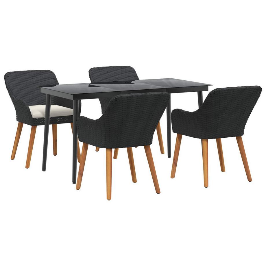 Set da Pranzo per Giardino Polyrattan
