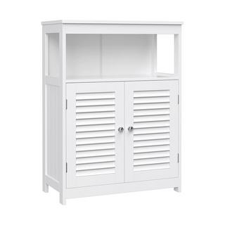 Calicosy Mobile da bagno bianco 2 ante e 1 nicchia - L60 x H80cm  