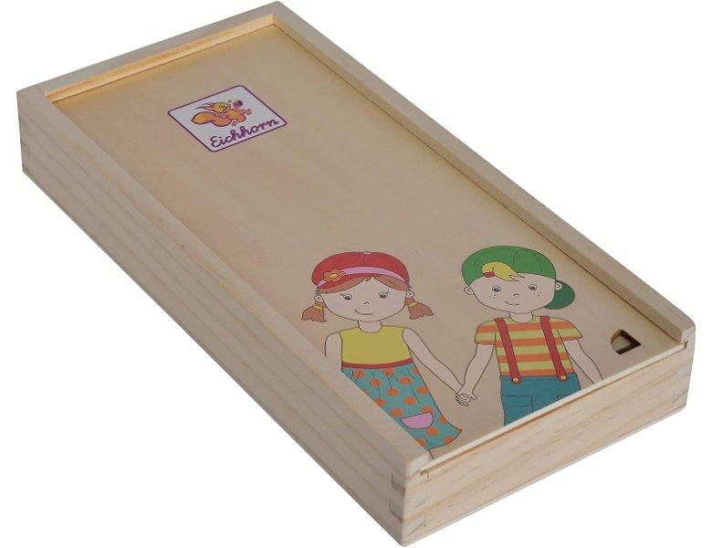 Image of Spiele Körperpuzzle mit Holzbox (19Teile)
