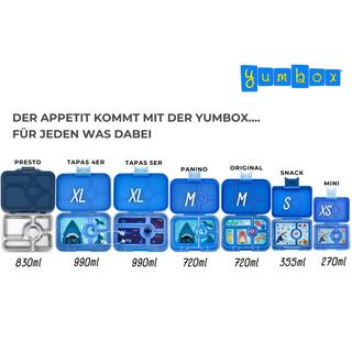 Yumbox Yumbox Tapas XL 4C Antibes Blue Rainbow Znüni Lunchbox  