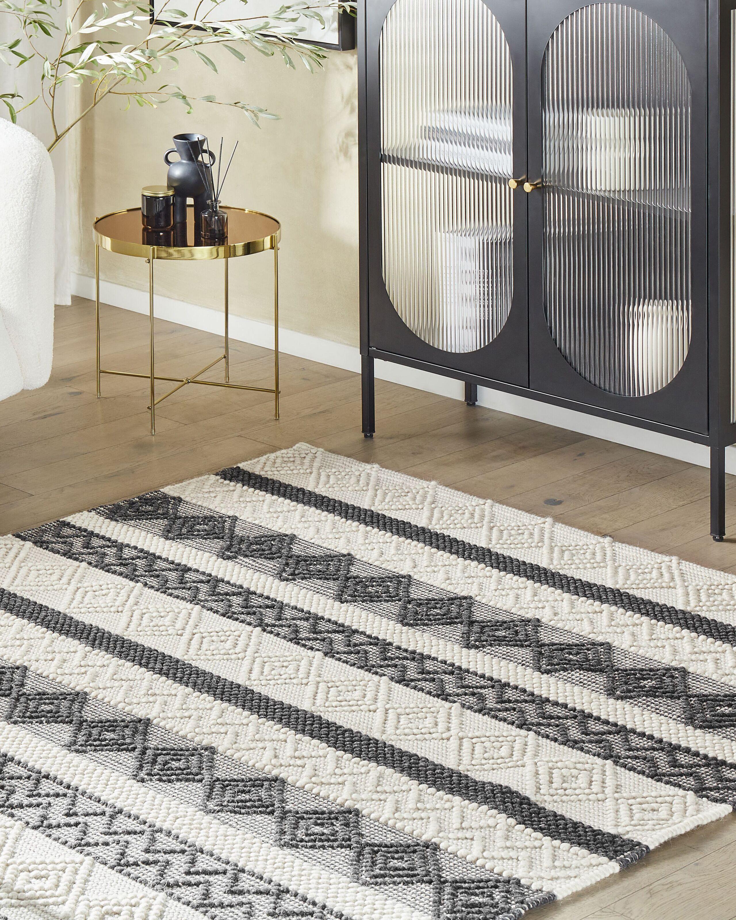 Beliani Tapis en Laine Boho DAVUTLAR  