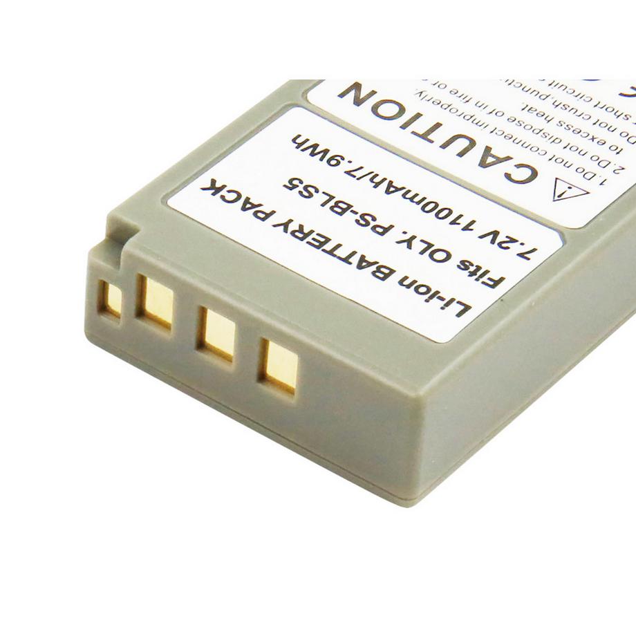 Avizar  Batteria per Olympus BLS-5 Fotocamera Li-ion 7.2V 1100mAh 7.9Wh 