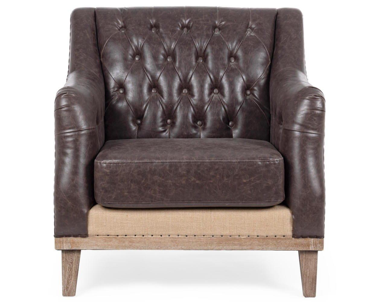 mutoni Fauteuil Raymond marron  