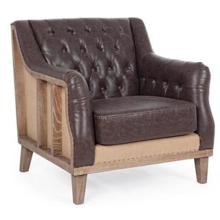 mutoni Fauteuil Raymond marron  