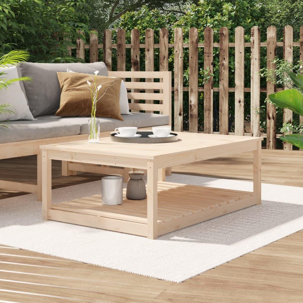 VidaXL Table de jardin bois de pin  