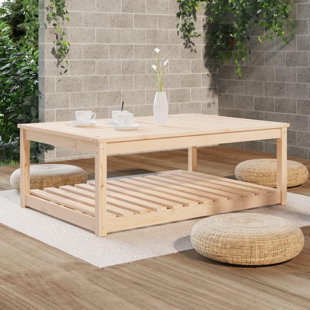 VidaXL Table de jardin bois de pin  