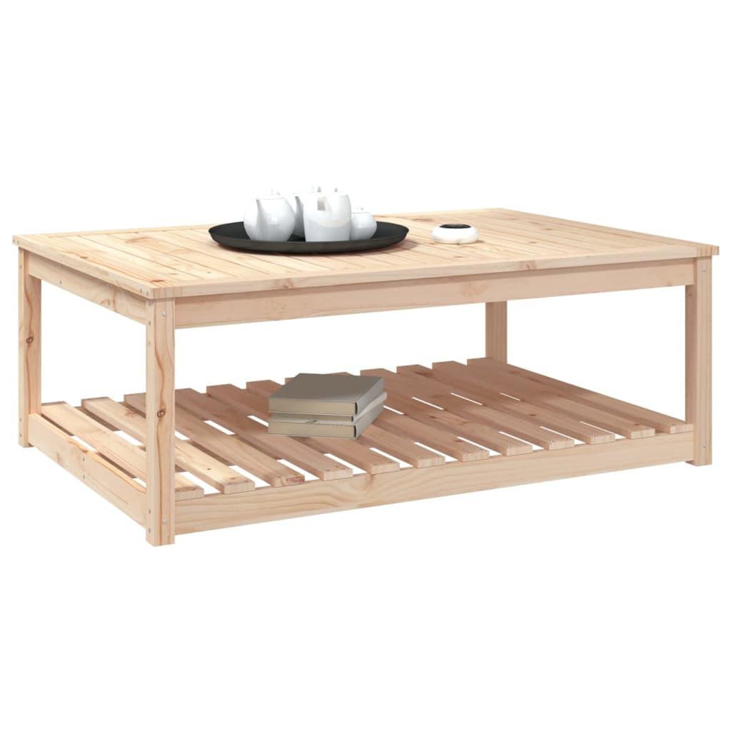 VidaXL Table de jardin bois de pin  