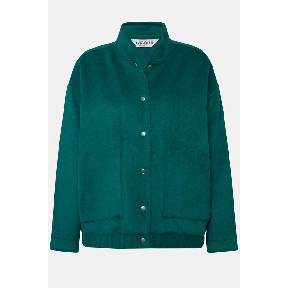 Studio Untold Blouson Oversized Effet Laine Col Teddy  