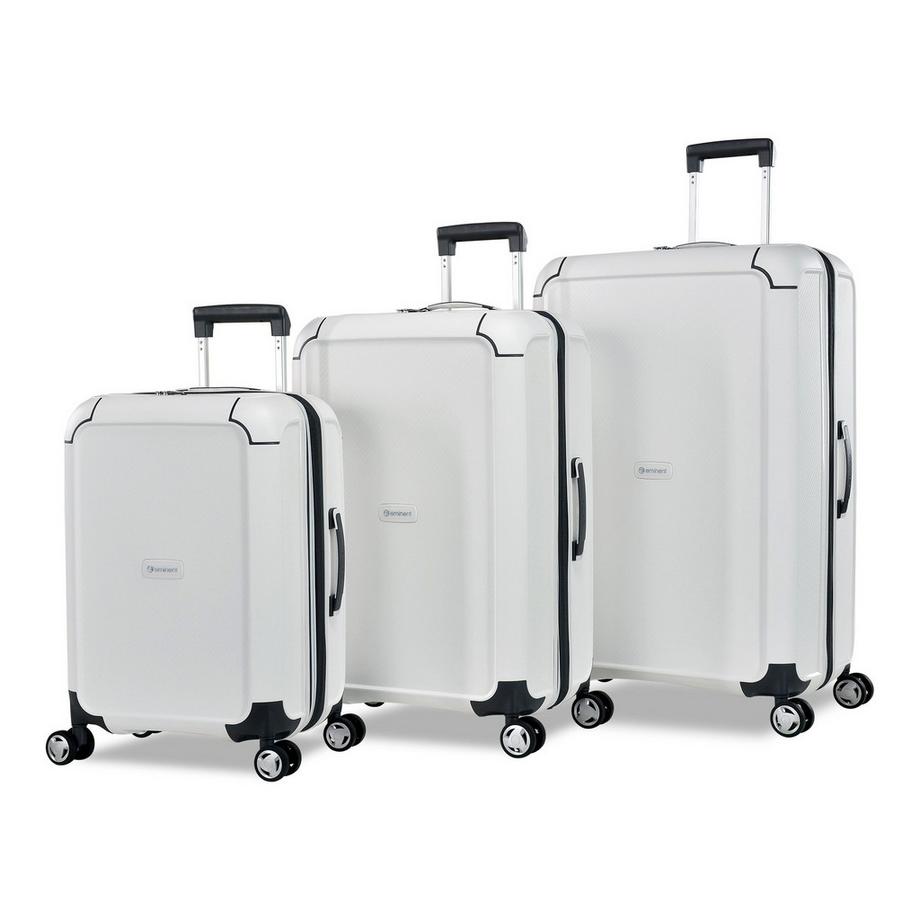 EMINENT  Aegis Expandable Set de Valises 4 Roues Blanc 