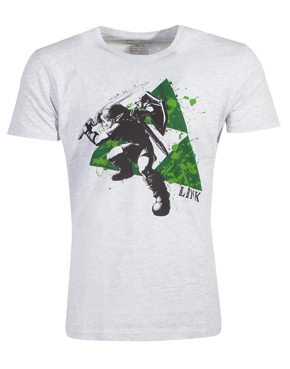 Image of T-shirt - Zelda - Splatter Triforce Herren M