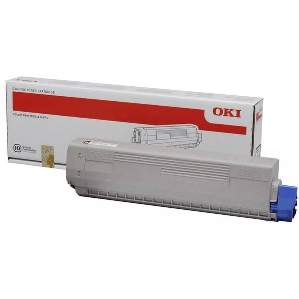 OKI – Toner schwarz 44844508 C831/C841 10’000 Seiten, Grau, One Size