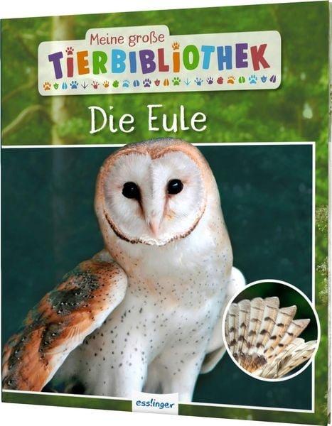 Meine große Tierbibliothek: Die Eule Jens Poschadel Couverture rigide 