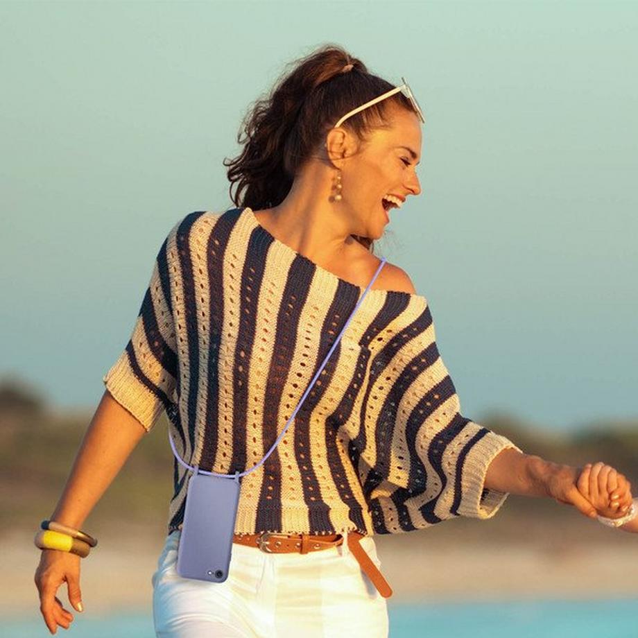 Avizar  Coque cordon iPhone SE 2022, 2020, 8, 7 