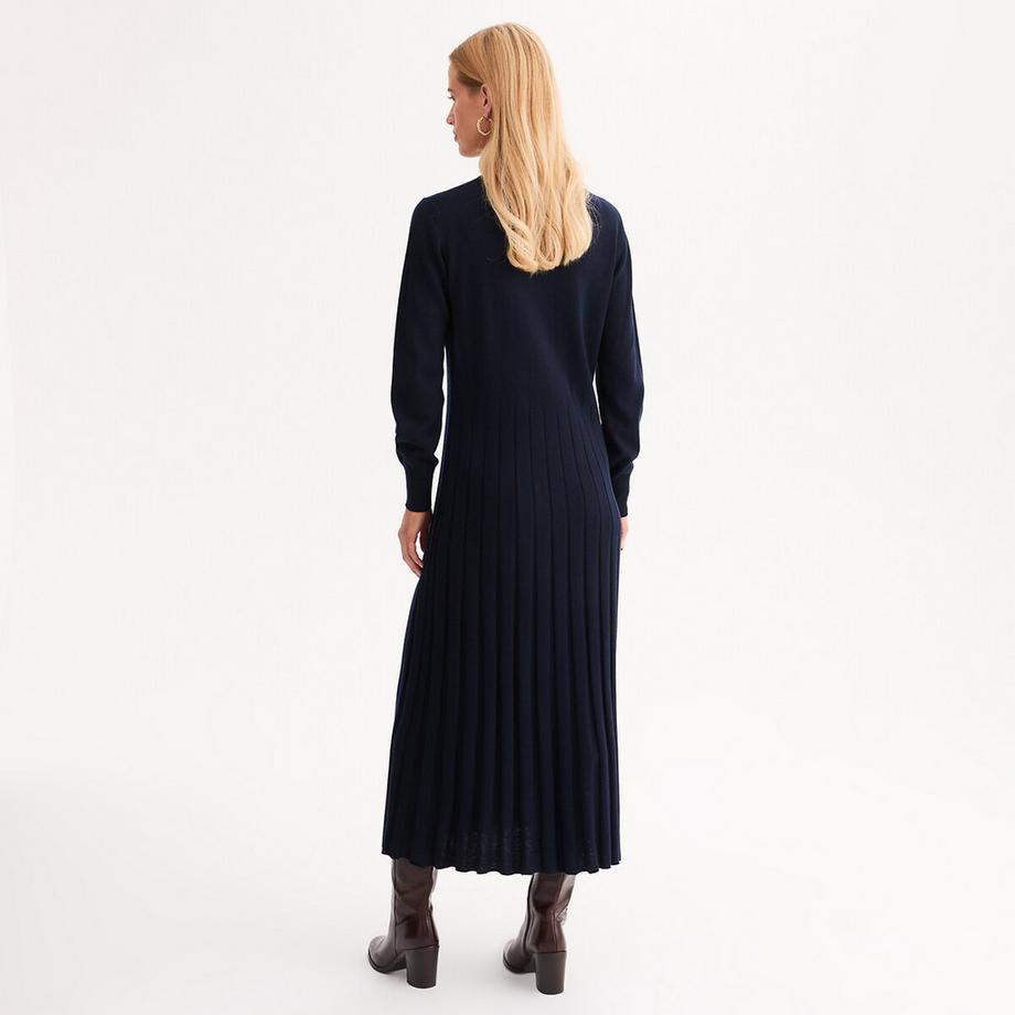 La Redoute Collections Abito in maglia svasato maniche lunghe  