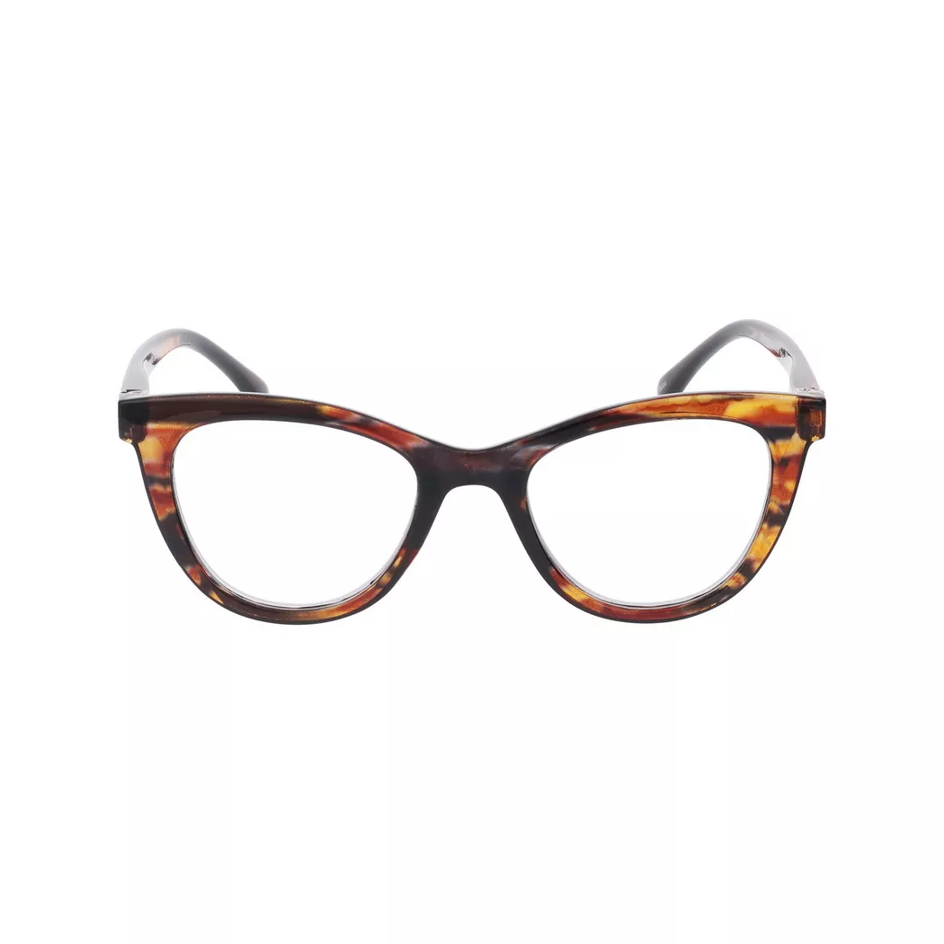 Smarty - Lesebrille mit Etui, für Damen, Braun, Größe Onesize