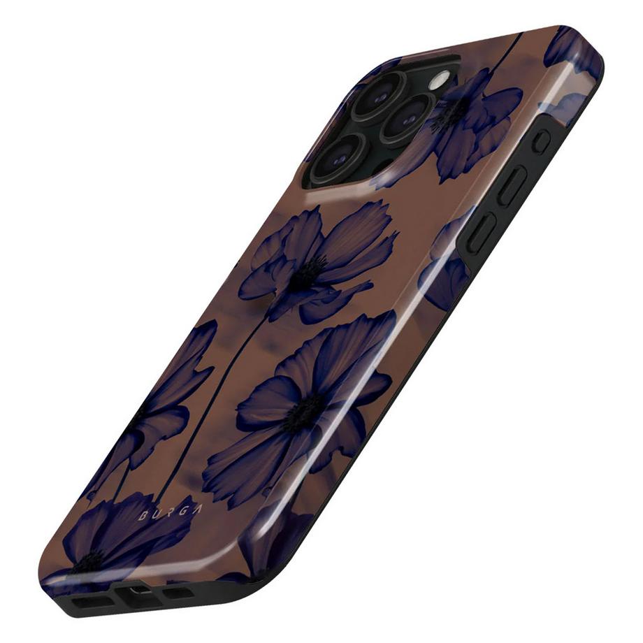 Burga  Custodia MagSafe per iPhone 15 Pro Max Elegante Motivo Velvet Night 