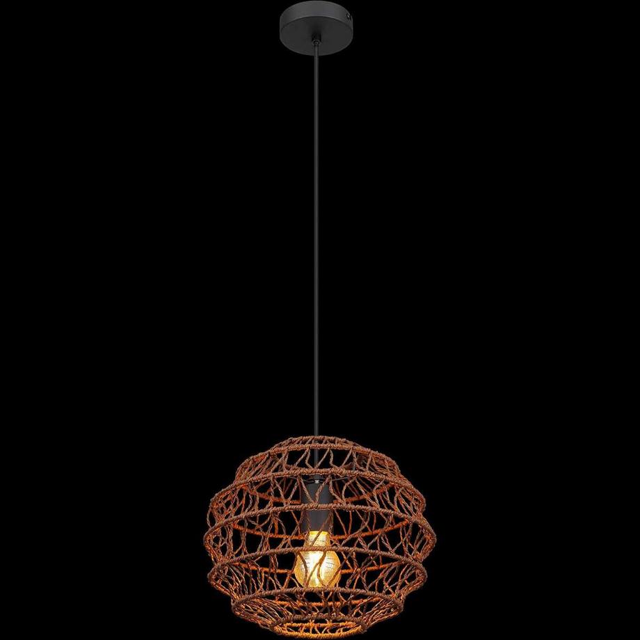 mutoni light Suspension Senni métal brun foncé 1xE27 29  