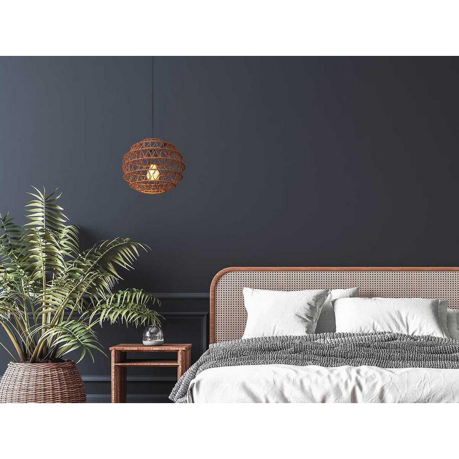 mutoni light Suspension Senni métal brun foncé 1xE27 29  