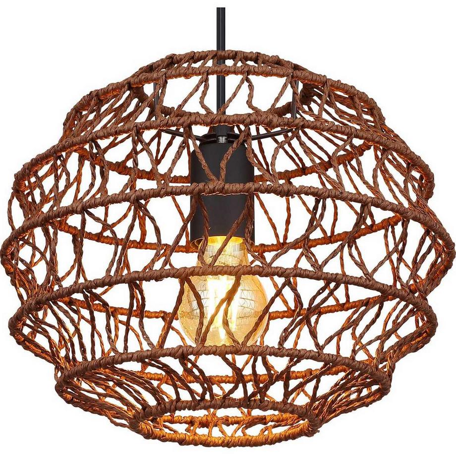 mutoni light Suspension Senni métal brun foncé 1xE27 29  