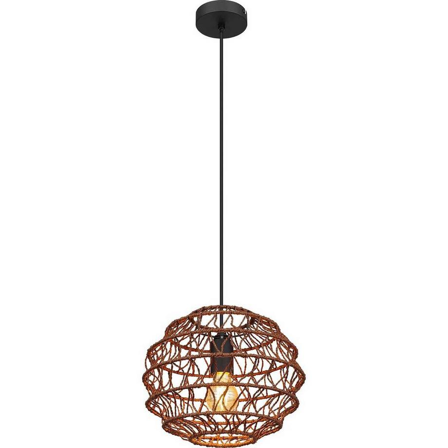 mutoni light Suspension Senni métal brun foncé 1xE27 29  