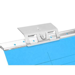 Biella Cavalier-clip en métal pour dossiers suspendus  