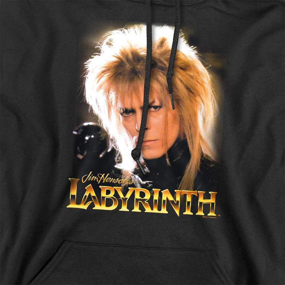 Labyrinth  Sweat à capuche motif Jareth le roi des gobelins 
