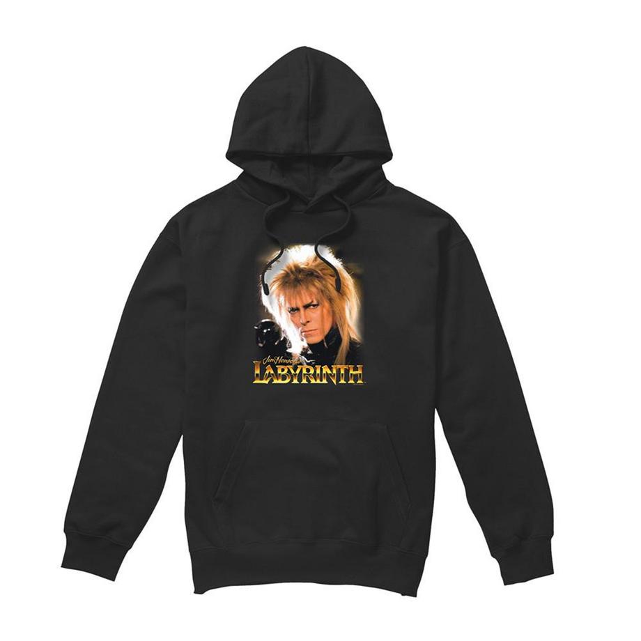 Sweat à capuche motif Jareth le roi des gobelins