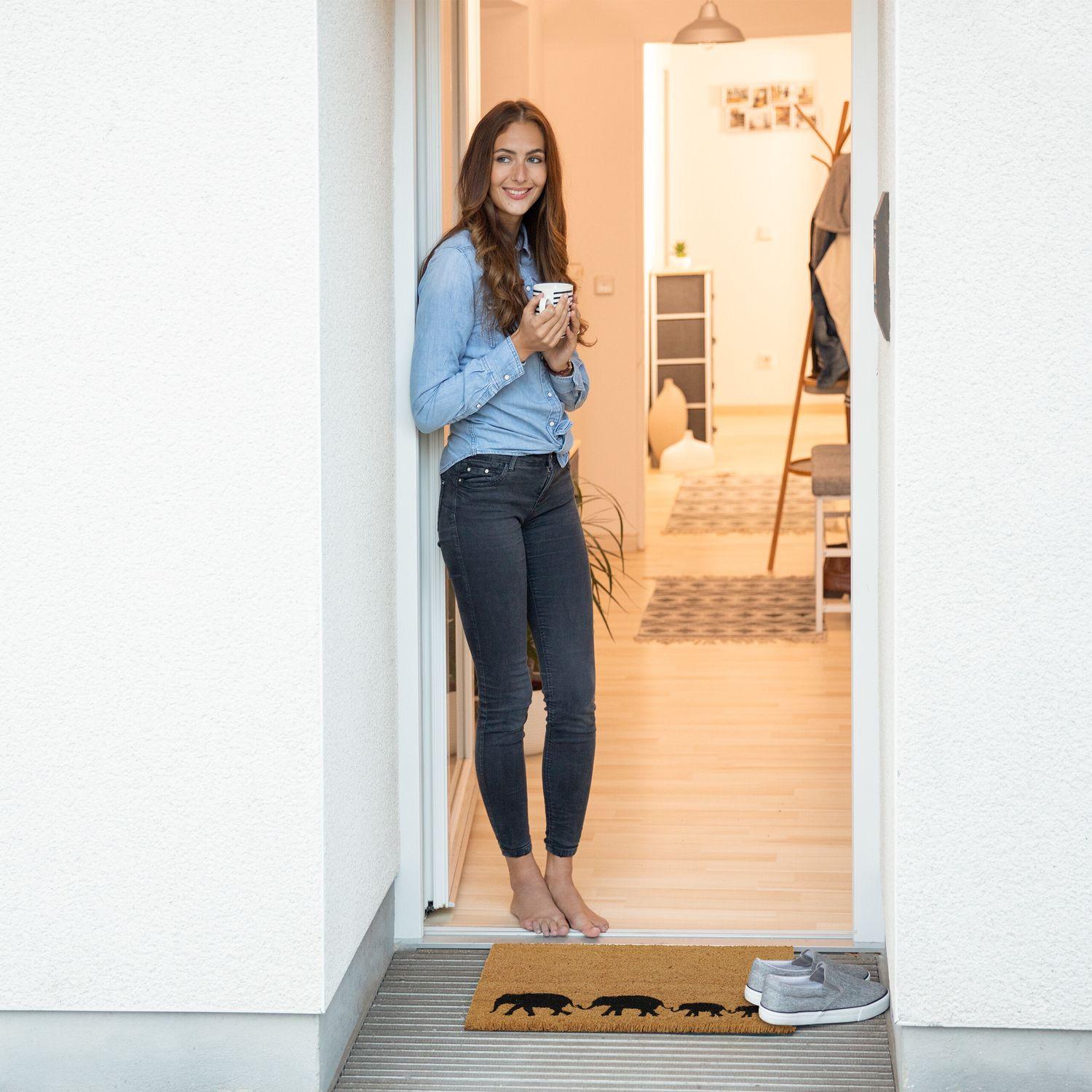 B2X Zerbino in cocco Elefanti  