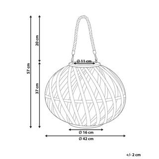 Beliani  Lanterne en Bambou Boho BESAH 