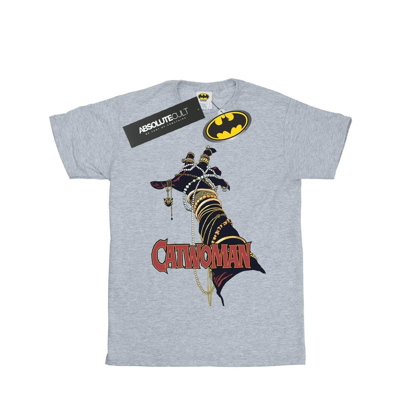 Image of Batman Catwoman Friday Tshirt Herren Grau M