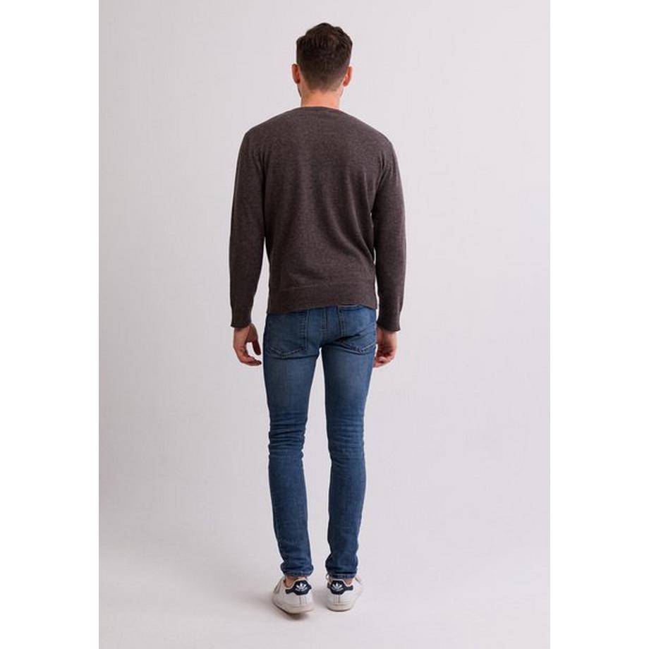 CASH-MERE.CH Pull col rond en cachemire  