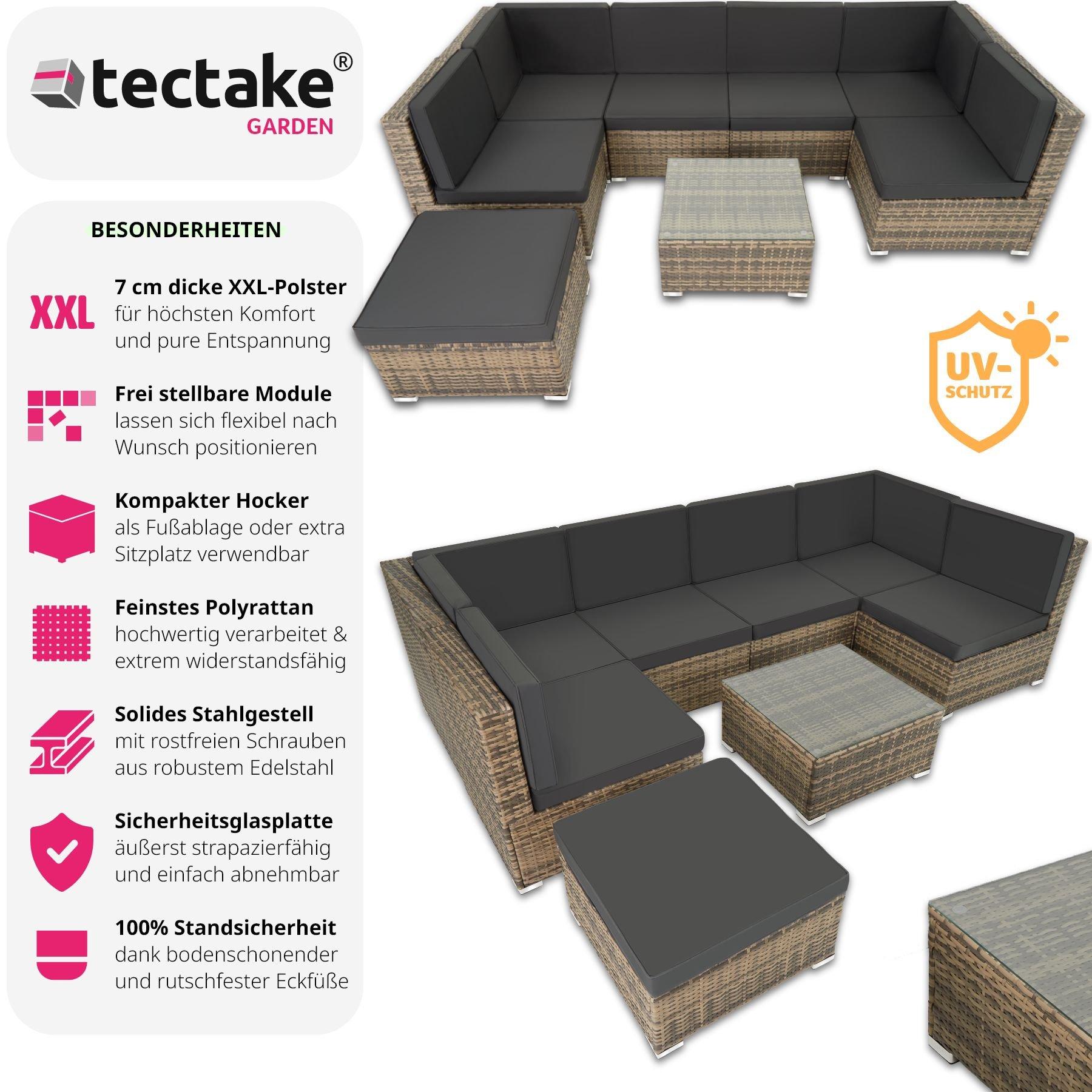 Tectake Rattan Lounge Venedig  