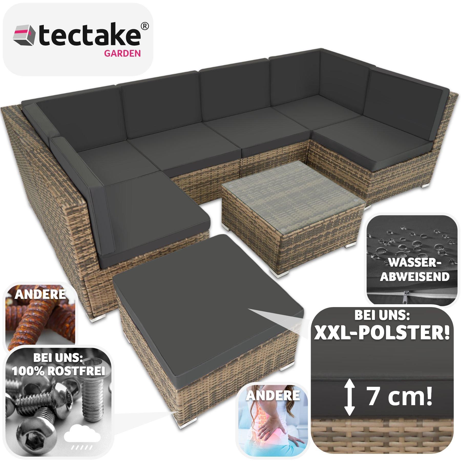 Tectake Rattan Lounge Venedig  