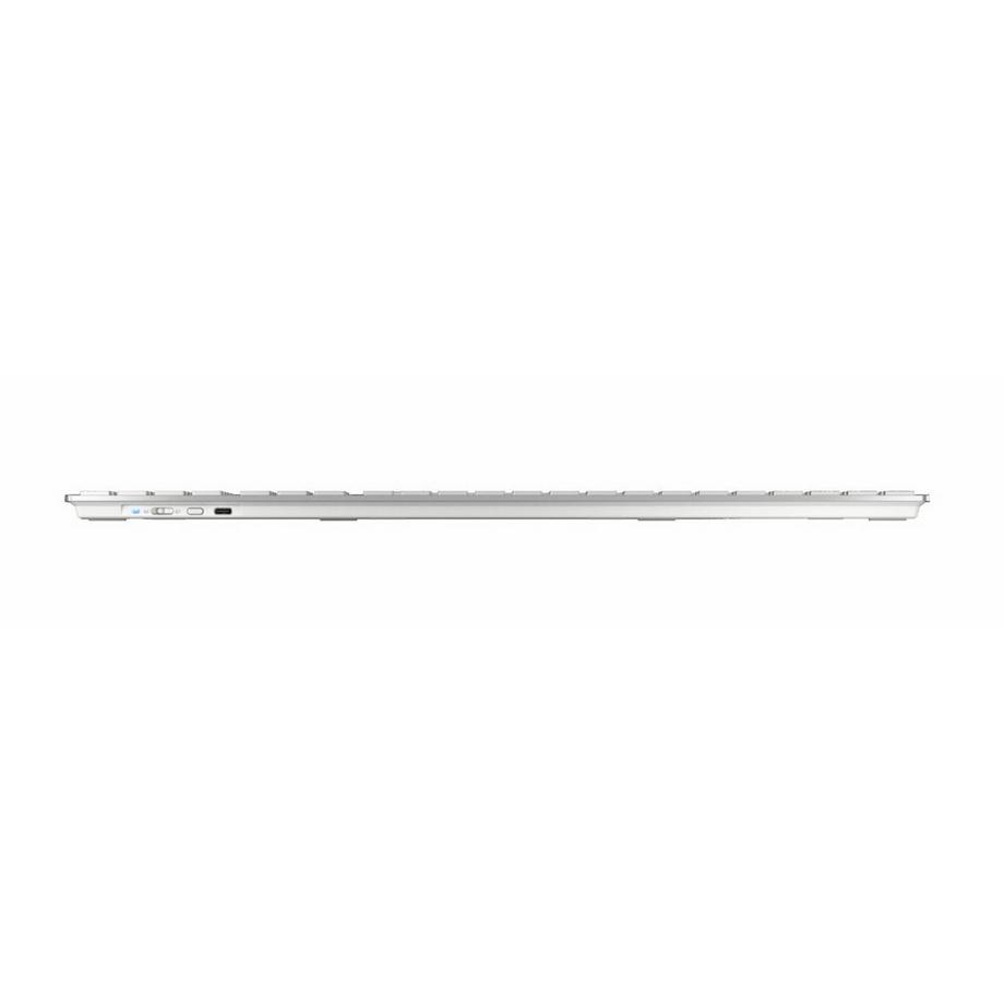 Cherry  Tastatur-Maus-Set DW 9100 Slim Weiss / Silber 