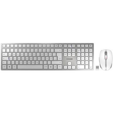 Tastatur-Maus-Set DW 9100 Slim Weiss / Silber