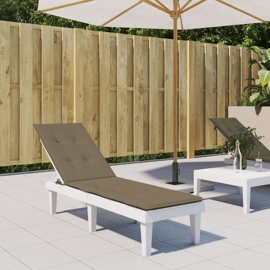 VidaXL Coussin de chaise longue tissu  