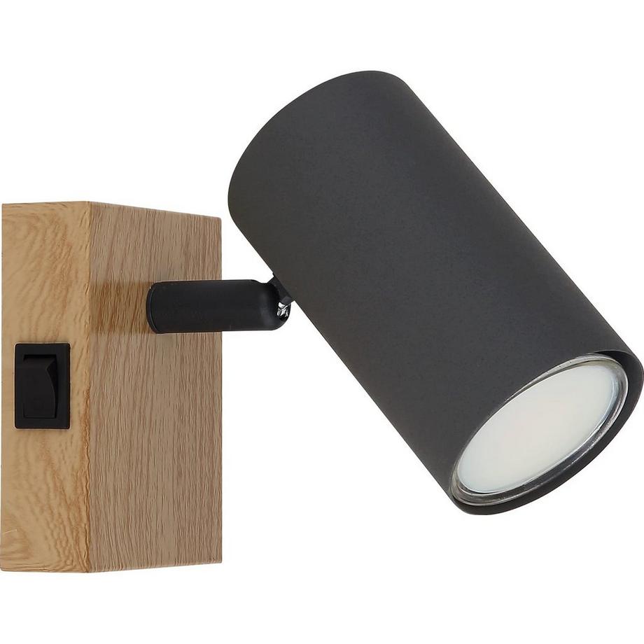 mutoni Faretto Robby metallo grafite scuro 1xGU10  