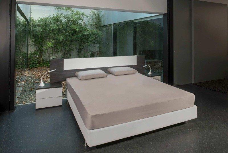 Mara Vital Tencel Taupe Lenzuolo con Angoli  