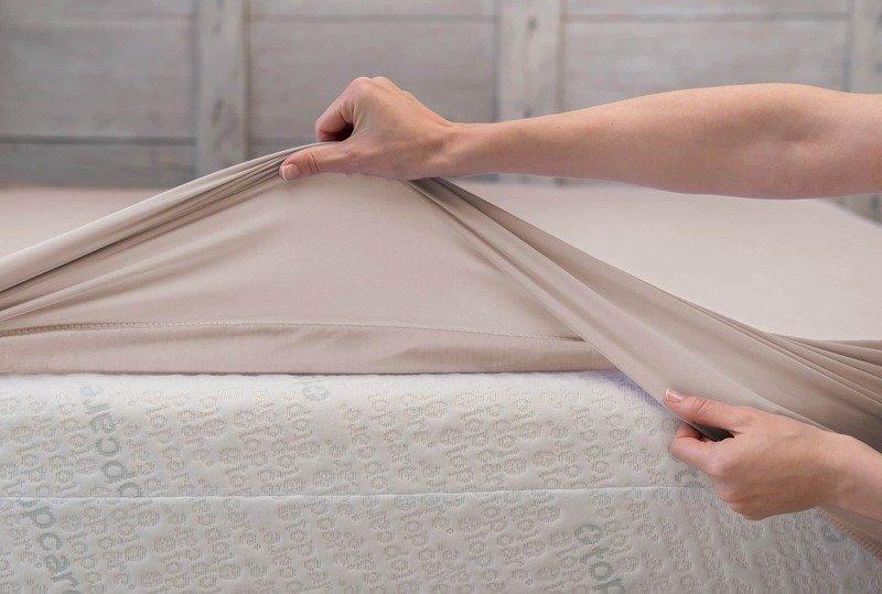 Mara Vital Tencel Taupe Fixleintuch  