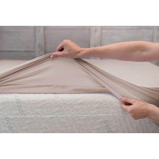 Mara Vital Tencel Taupe Lenzuolo con Angoli  