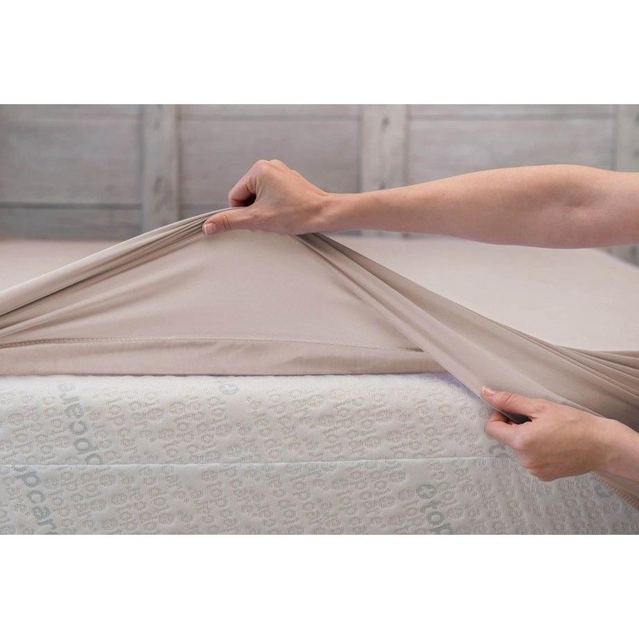 Mara Vital Tencel Taupe Fixleintuch  