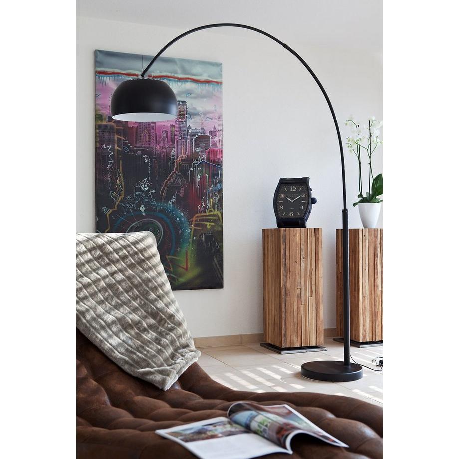 mutoni  Lampe à arc noire 170x38x205 