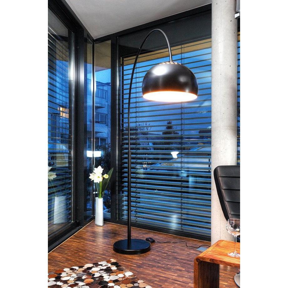 mutoni  Lampe à arc noire 170x38x205 