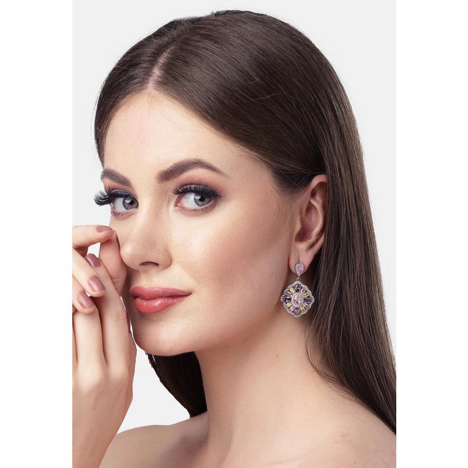 AVANT-GARDE PARIS  Diva Kollektion Cubic Zirconia Statement Ohrringe 