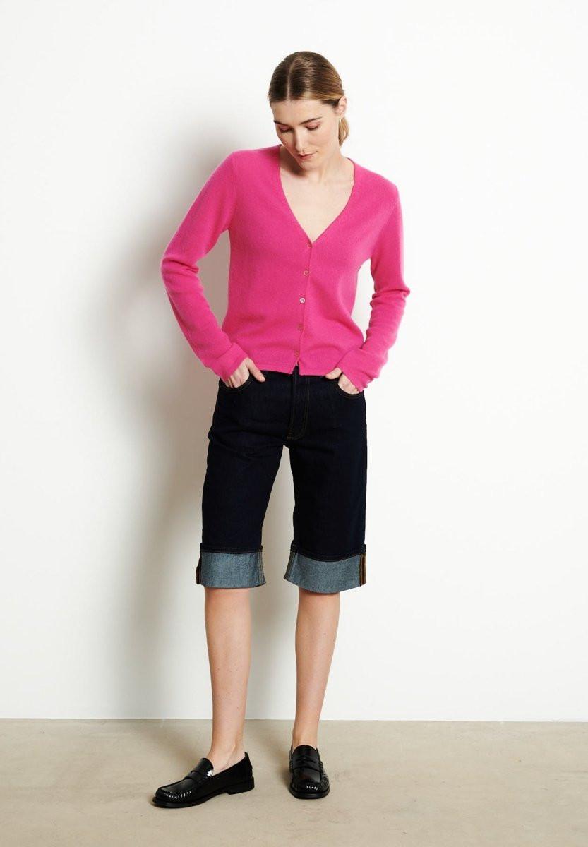 Studio Cashmere8 LILLY 7 Cardigan scollo a V aderente  