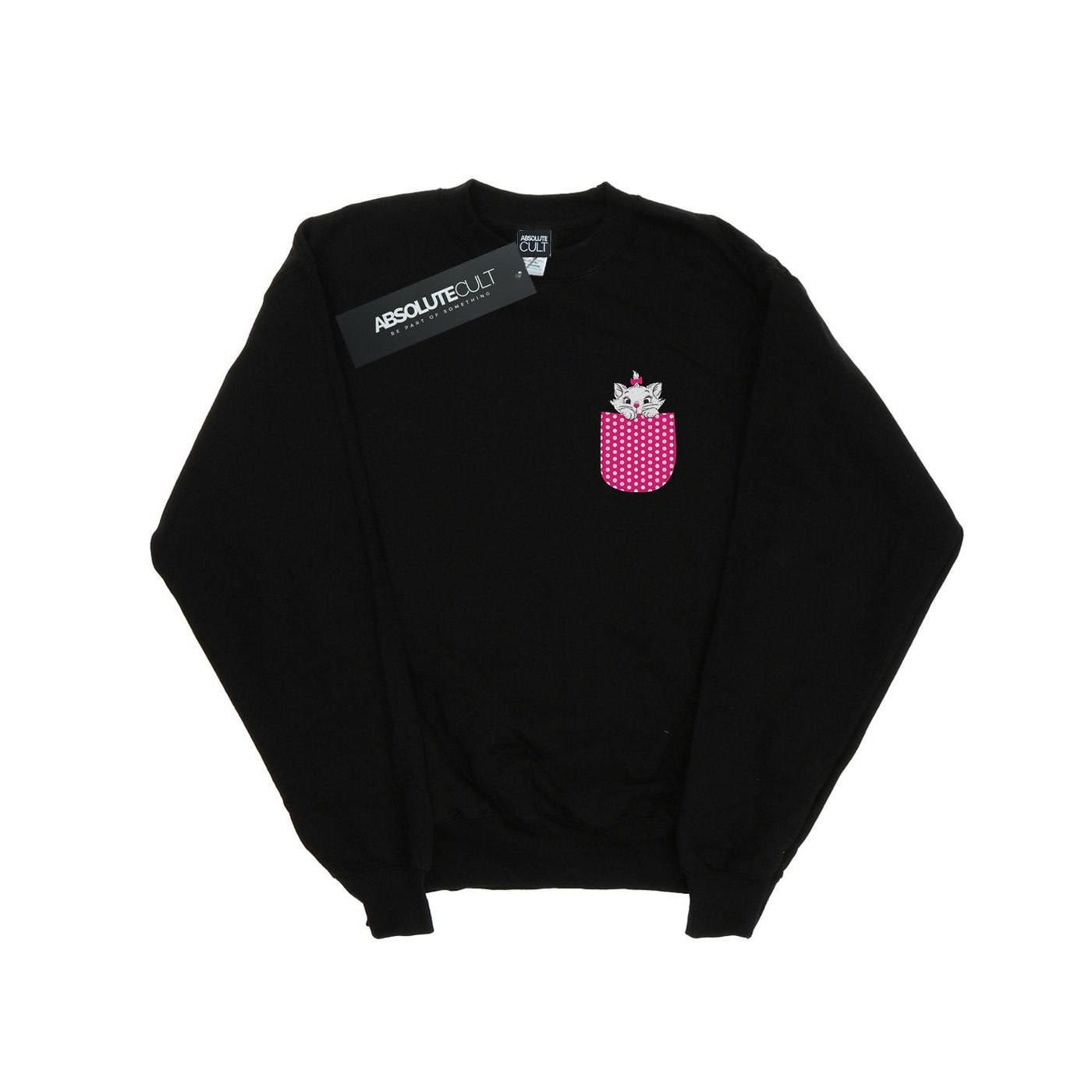 Image of Aristocats Marie Chest Sweatshirt Unisex Schwarz 152-158