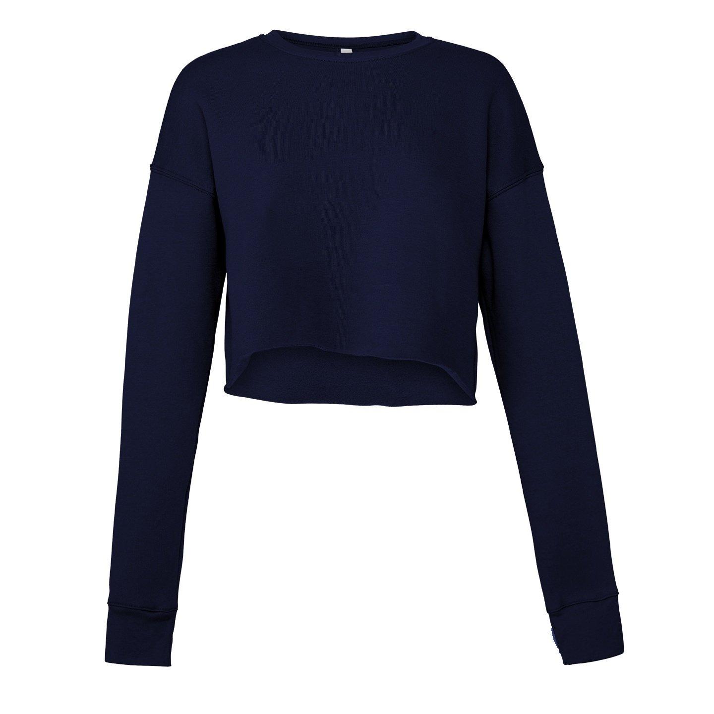 Image of Fleeceoberteil, Kurz Geschnitten Damen Marine M