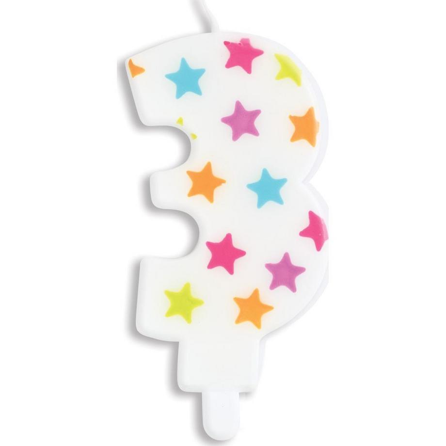 ScrapCooking Kerze Zahl 3  